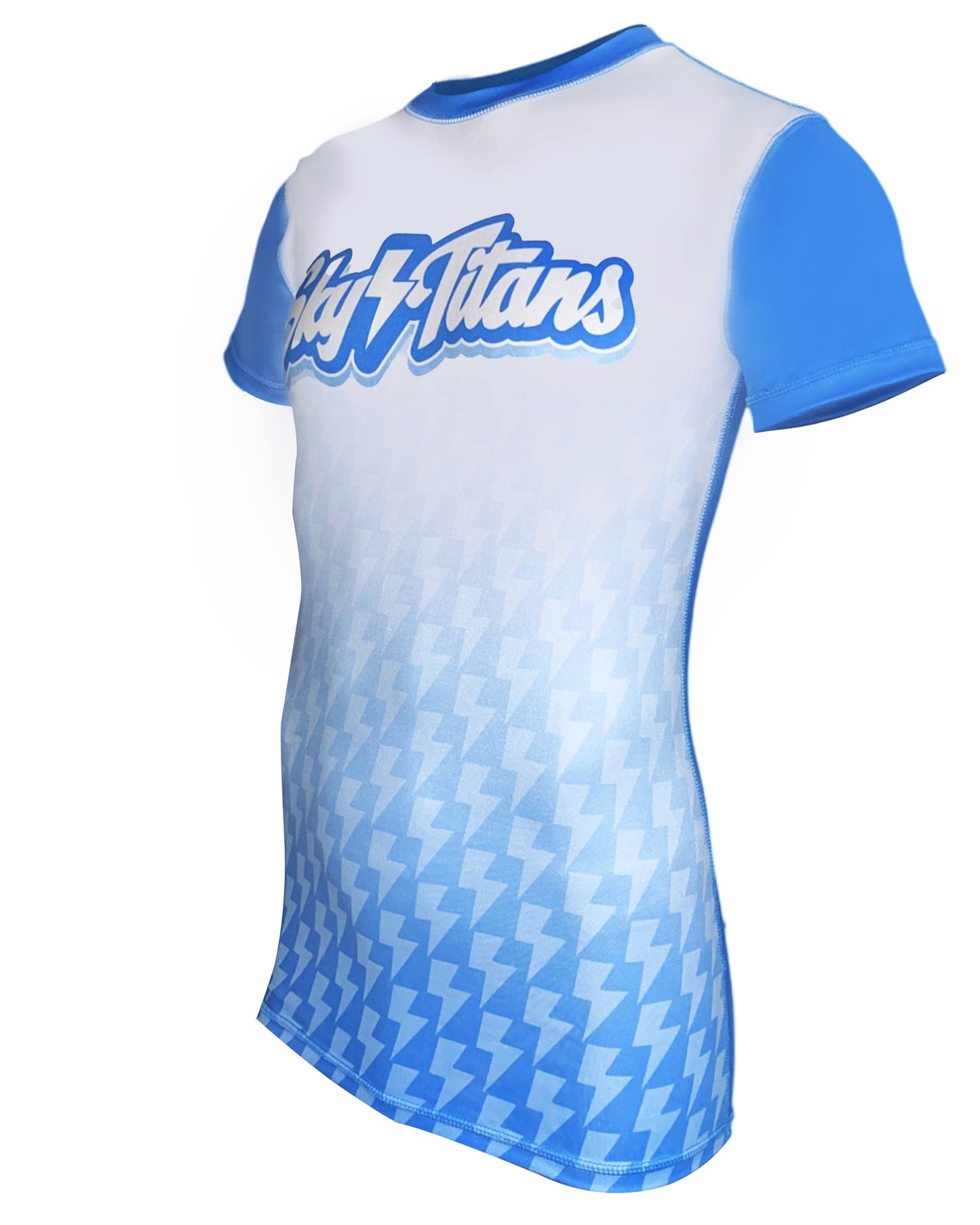 Short Sleeve Compression Flatlock Shirt with Scoop Bottom