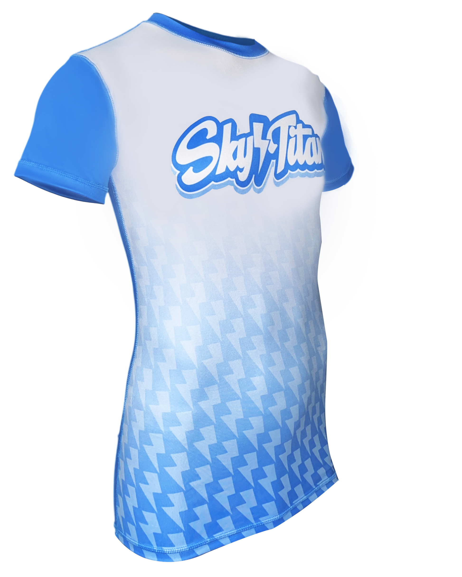 Short Sleeve Compression Flatlock Shirt with Scoop Bottom